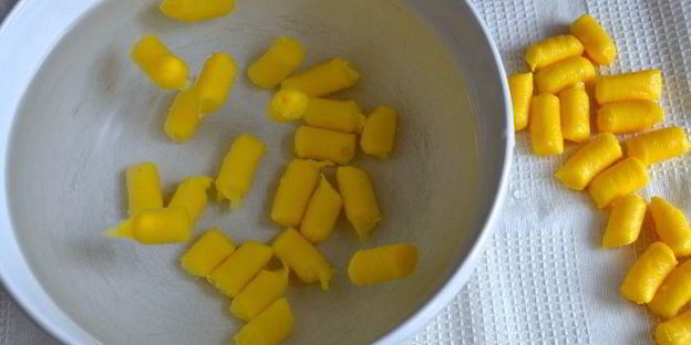 ньокки-суфле под грибным соусом бешамель