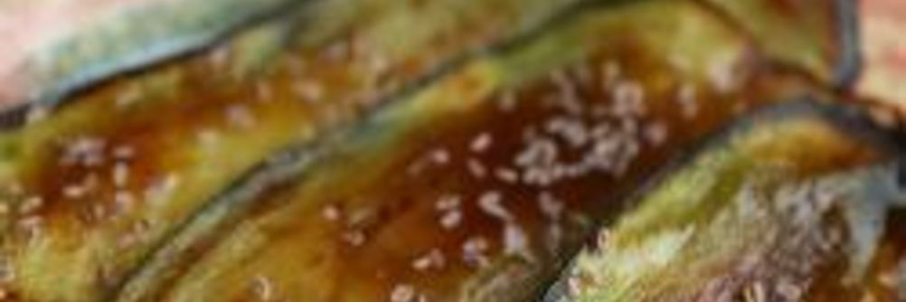 Баклажаны гриль с кунжутом