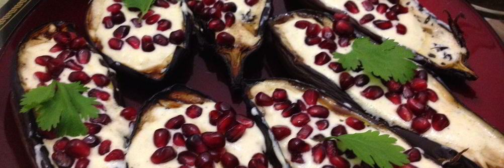 Баклажаны с чесночным соусом