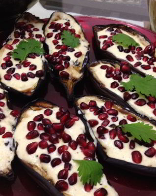 Баклажаны с чесночным соусом