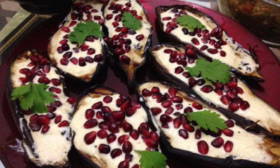 Рецепт баклажанов с чесночным соусом