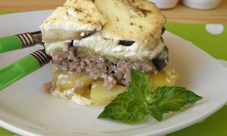 Рецепт баклажанов с фаршем и картошкой