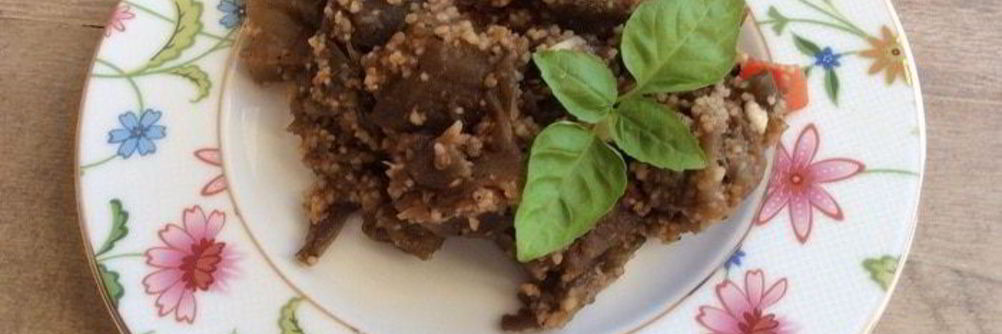 Баклажаны с кускусом