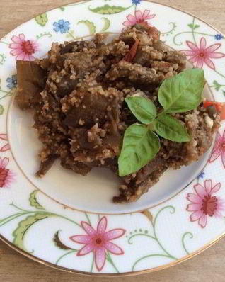Баклажаны с кускусом