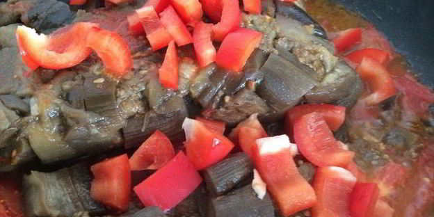 баклажаны с кускусом