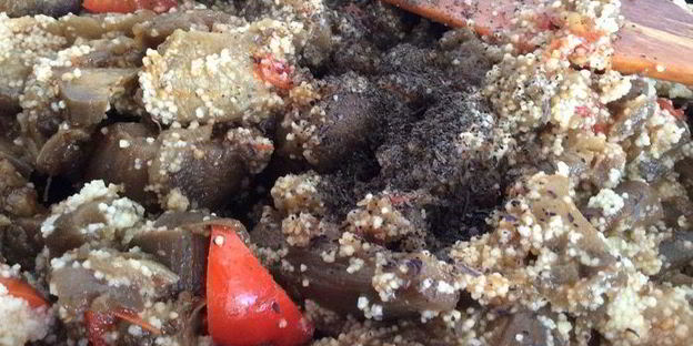 баклажаны с кускусом