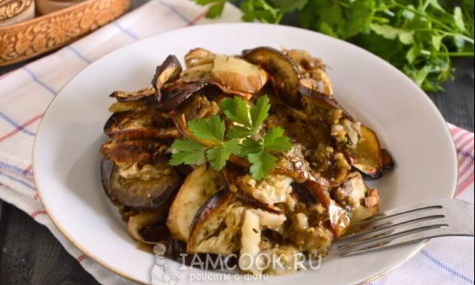 Рецепт баклажанов, запеченных в духовке