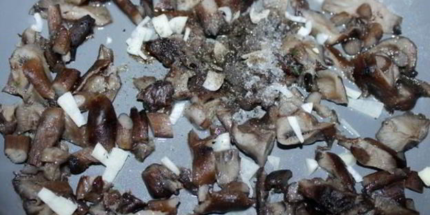 белая фасоль тушенная с грибами