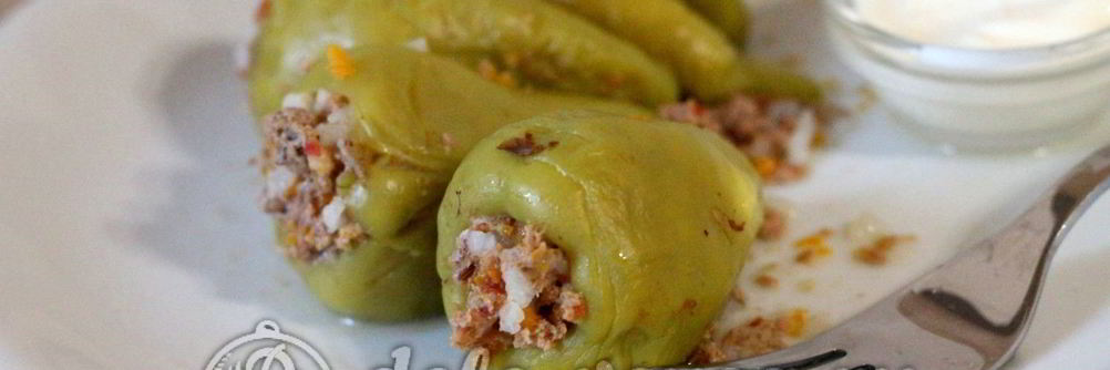 Фаршированный перец с рисом