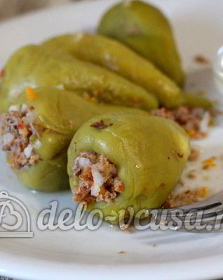 Фаршированный перец с рисом