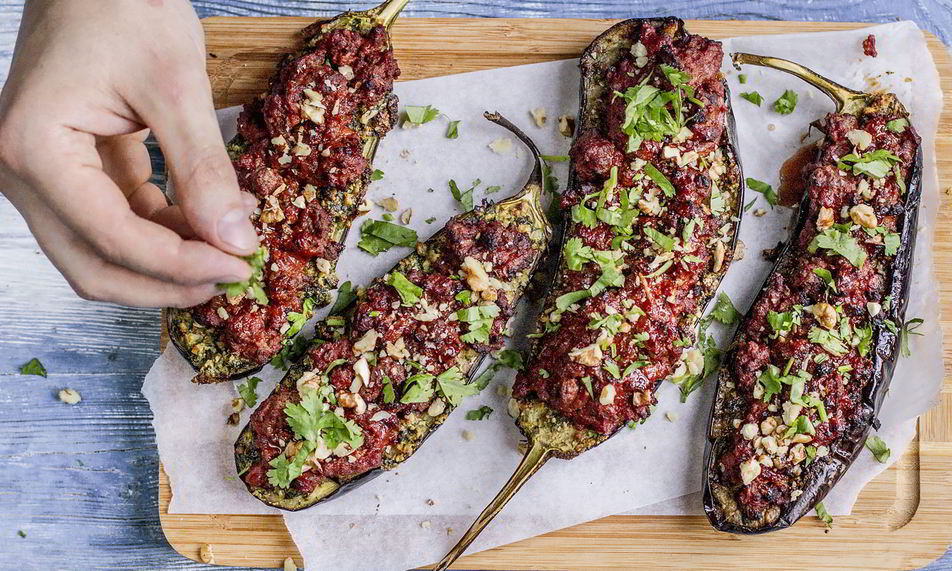 Рецепт фаршированных баклажанов в грузинском стиле