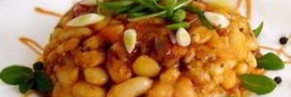 Фасоль с грибами