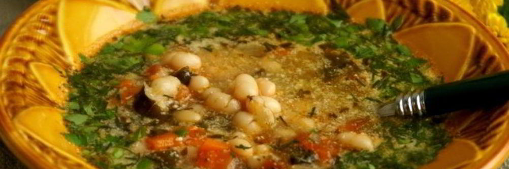 Фасоль со щавелем