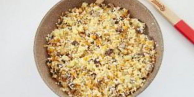 кабачки, фаршированные булгуром и грибами