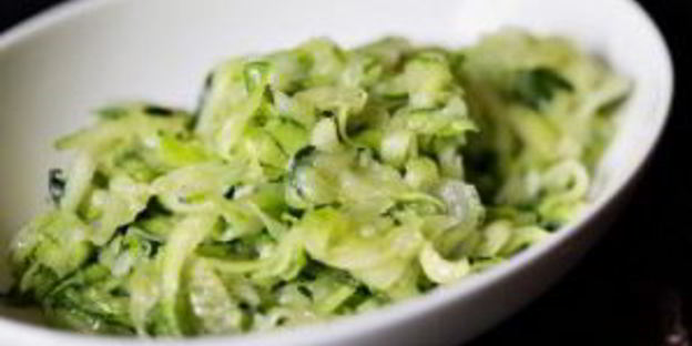 кабачки под соусом бешамель