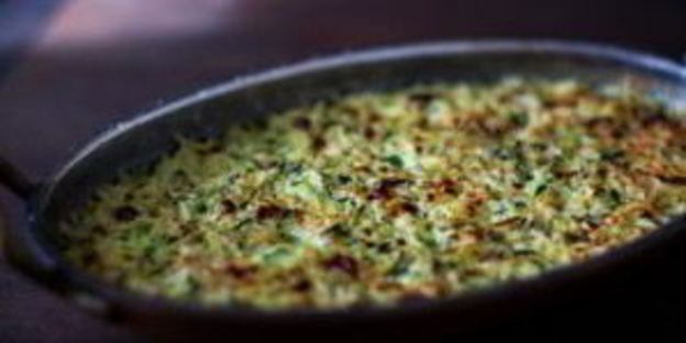 кабачки под соусом бешамель