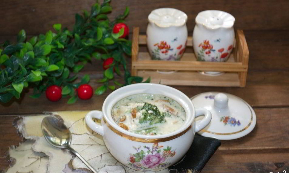 Рецепт капусты брокколи под сливочным соусом