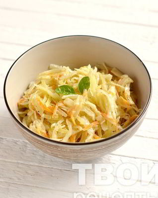 Капуста тушеная десятиминутка