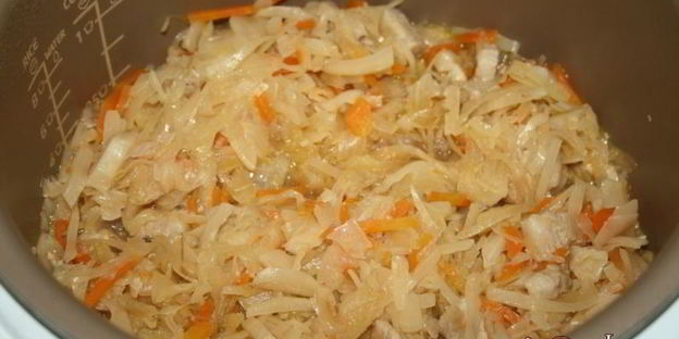 капуста тушеная по-немецки в мультиварке