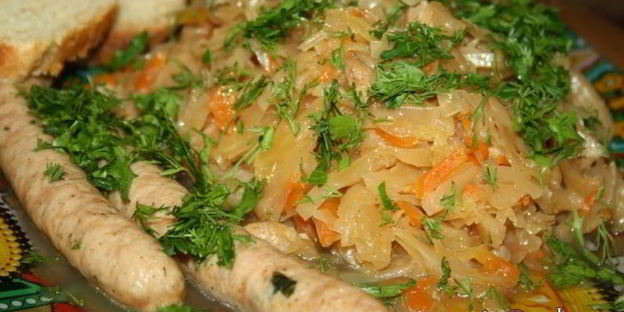 капуста тушеная по-немецки в мультиварке