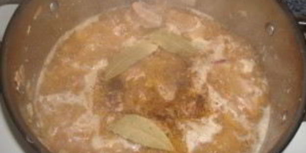 картофель, тушенный со свининой