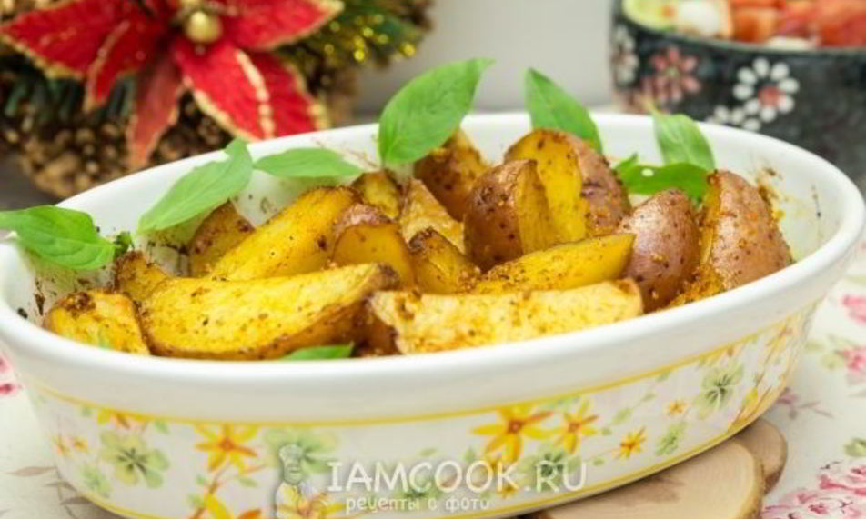 Рецепт картофеля, запеченного с лимонной цедрой