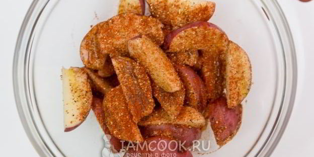 картофель, запеченный с лимонной цедрой