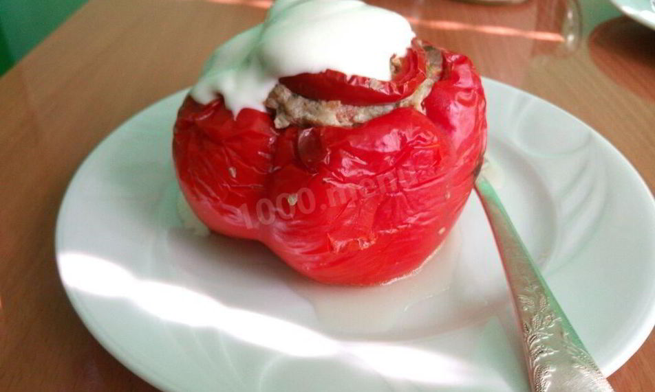 Рецепт перца фаршированного индейкой без риса