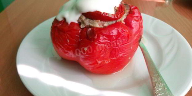 перец фаршированный индейкой без риса