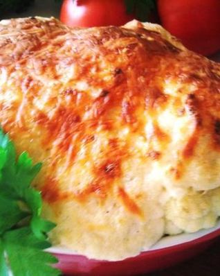 Цветная капуста под белым соусом