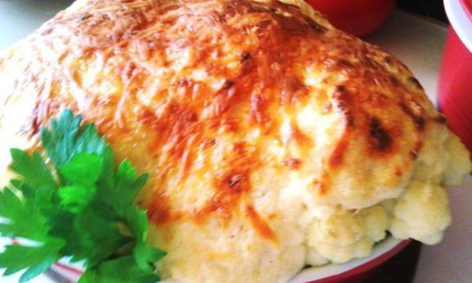 Рецепт цветной капусты под белым соусом