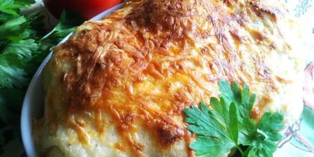 цветная капуста под белым соусом