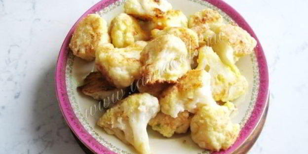 цветная капуста жареная в муке