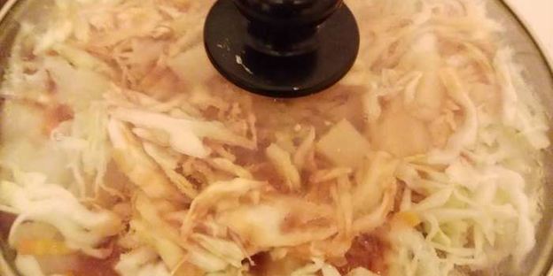 тушеная капуста с картошкой