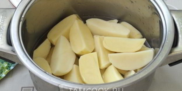 тушеная картошка в сметане