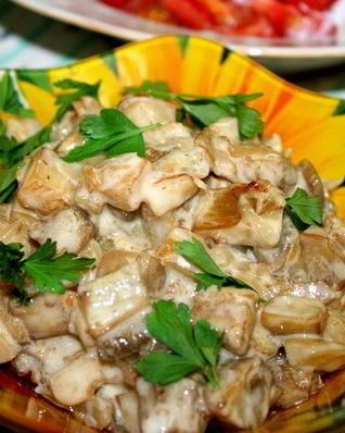 Тушеные баклажаны в мультиварке