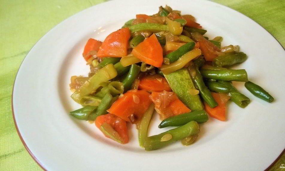 Рецепт тушеных овощей под соусом