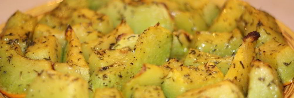 Тыква запеченная с солью