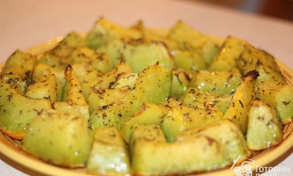 Рецепт тыквы запеченной с солью