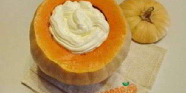 тыква, запеченная целиком, с начинкой