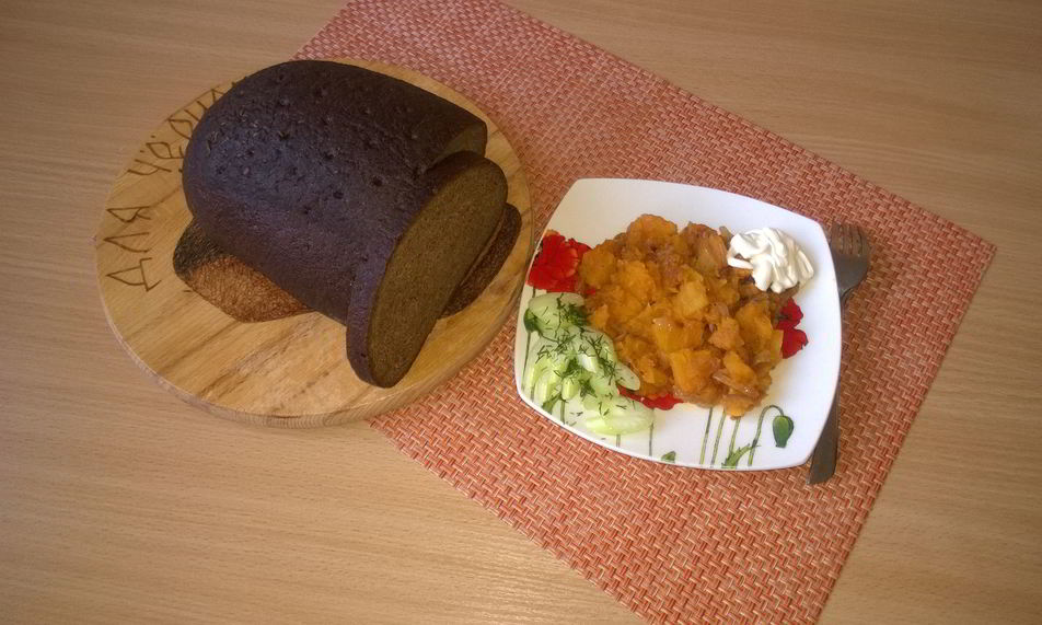 Рецепт тыквы, жаренной с луком