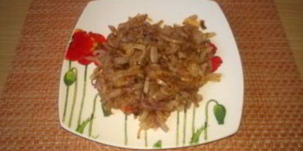 тыква, жаренная с луком