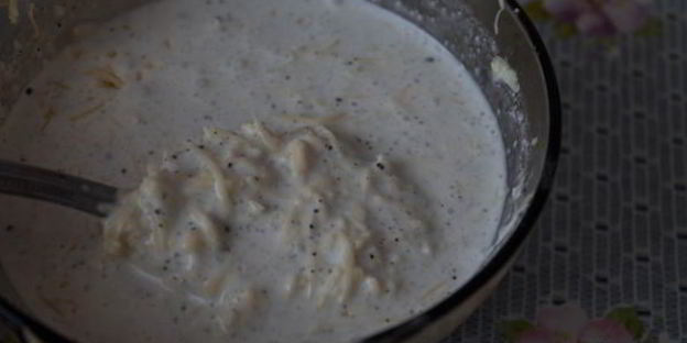 запеченный кабачок с чесноком