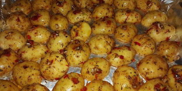 запеченный картофель с остринкой