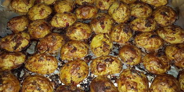 запеченный картофель с остринкой