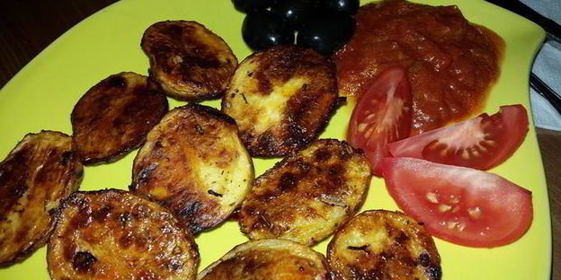 запеченный картофель с остринкой