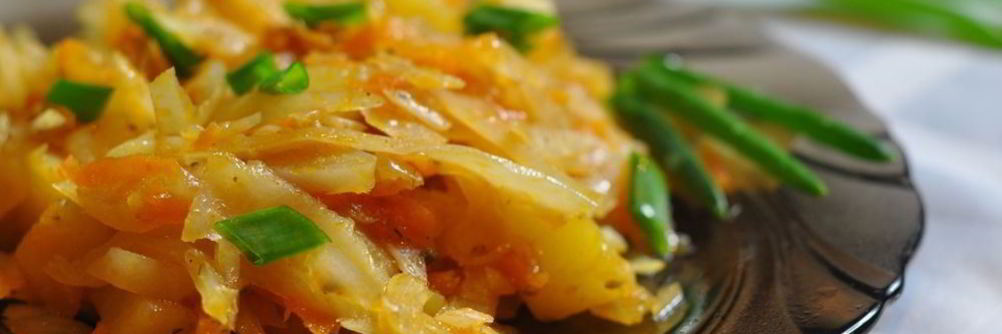 Жареная капуста в мультиварке