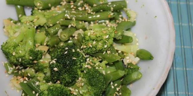 овощной гарнир с имбирем