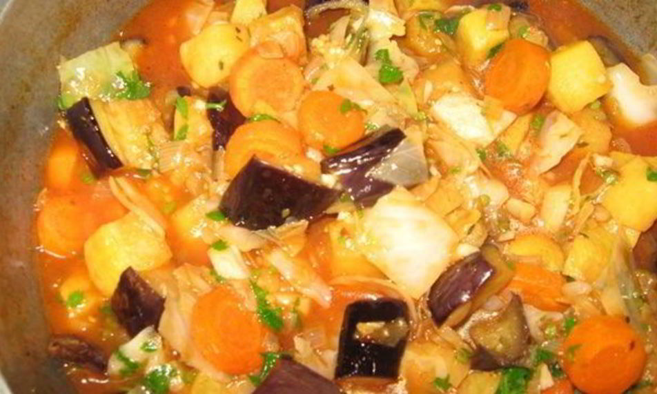 Рецепт овощного гарнира с репой