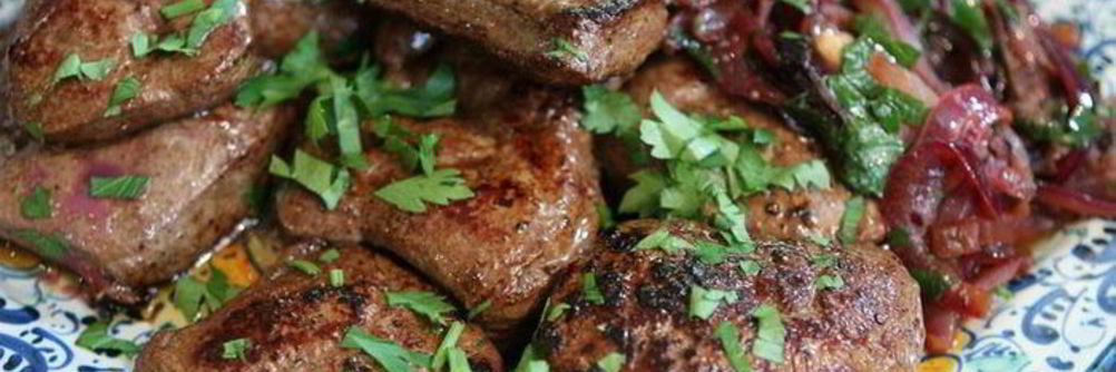 Говяжья печень по-венециански